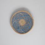 Nambya kurver i blåtoner