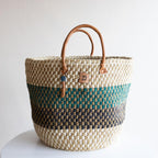 Handlenett i sisal fra Kenya i med veskecharm