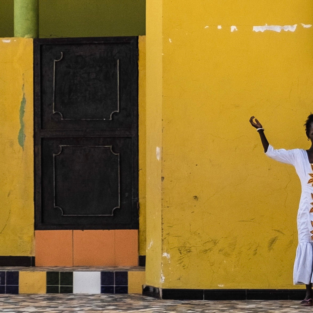 The girl and the mosque