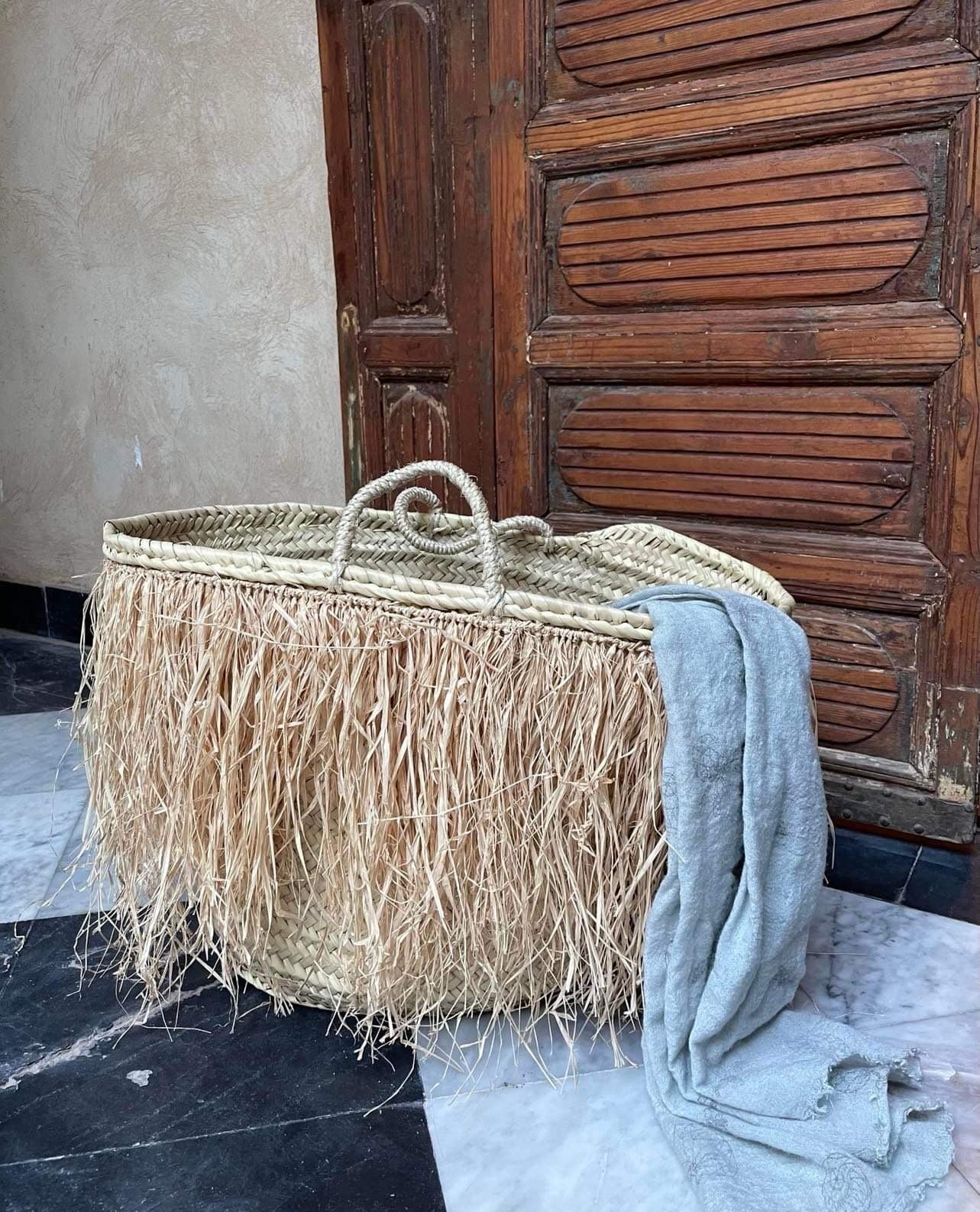 Marokkansk handleveske med frynser