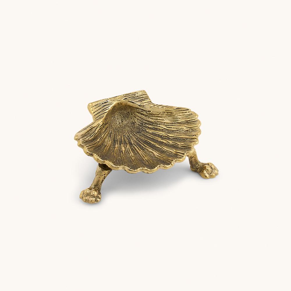 Skjell skål i messing - Liten