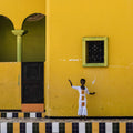 The girl and the mosque