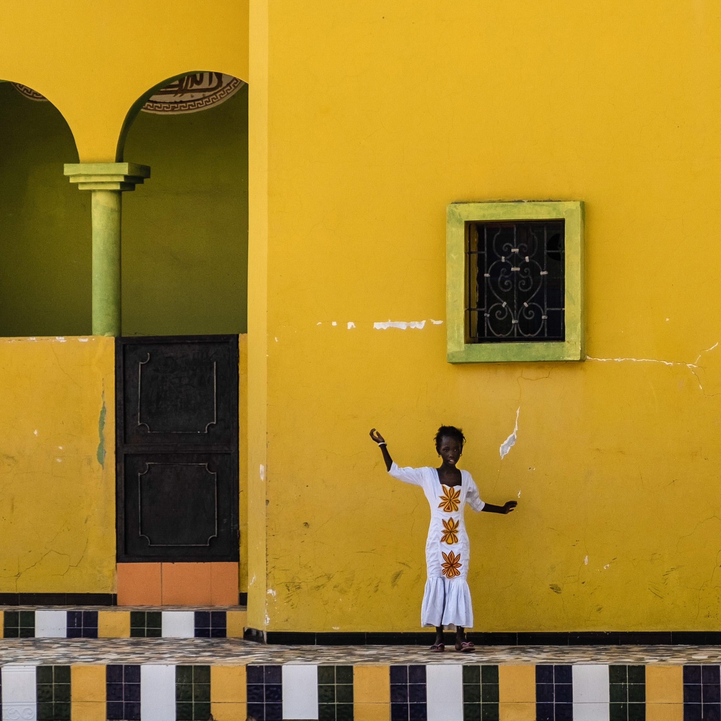 The girl and the mosque