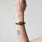 Armbånd med halvedelstener - Agat