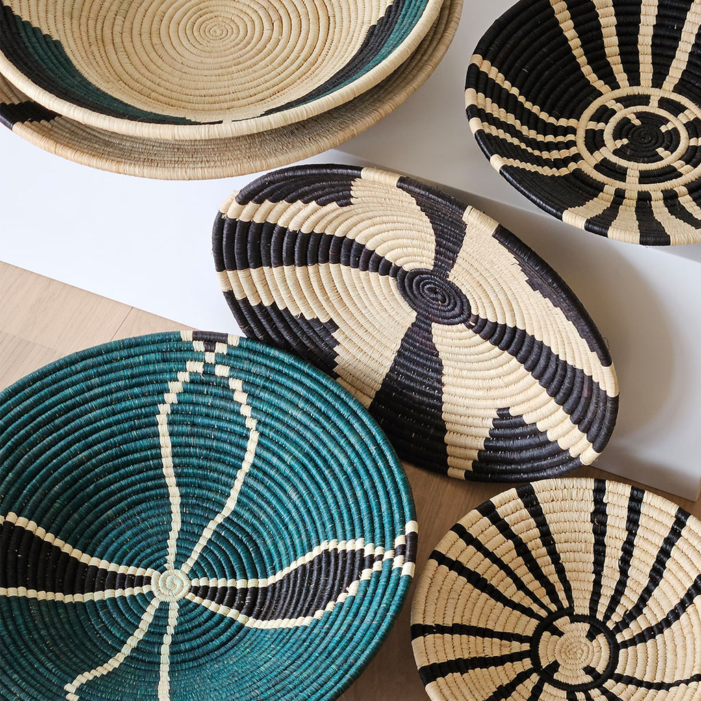 Kurv fra Uganda i grønntoner