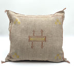 Marokkansk putetrekk i agavesilke 50x50