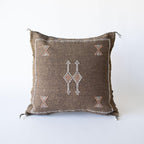 Marokkansk putetrekk i agavesilke 50x50