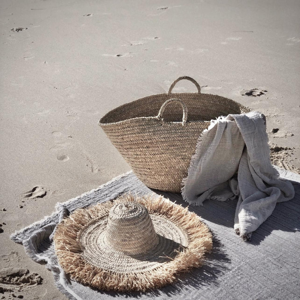 Stor stråhatt fra Marokko