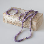 Armbånd med halvedelstener - Ametyst