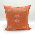 Marokkansk putetrekk i agavesilke 50x50