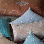 Marokkansk putetrekk i agavesilke 50x90