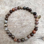 Armbånd med halvedelstener - Tigerøye