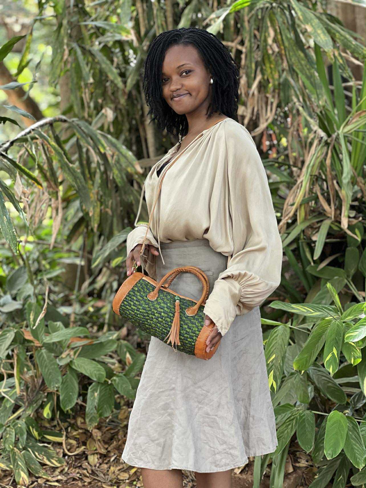 Sylinderveske - Grønn