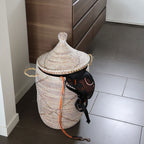 Savannenkurv - Hvit med sølvkryss