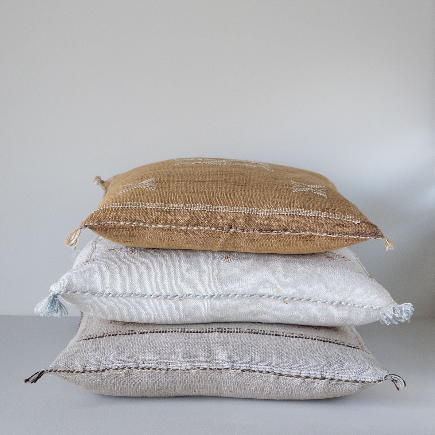 Putetrekk 50x50 kalkgrå