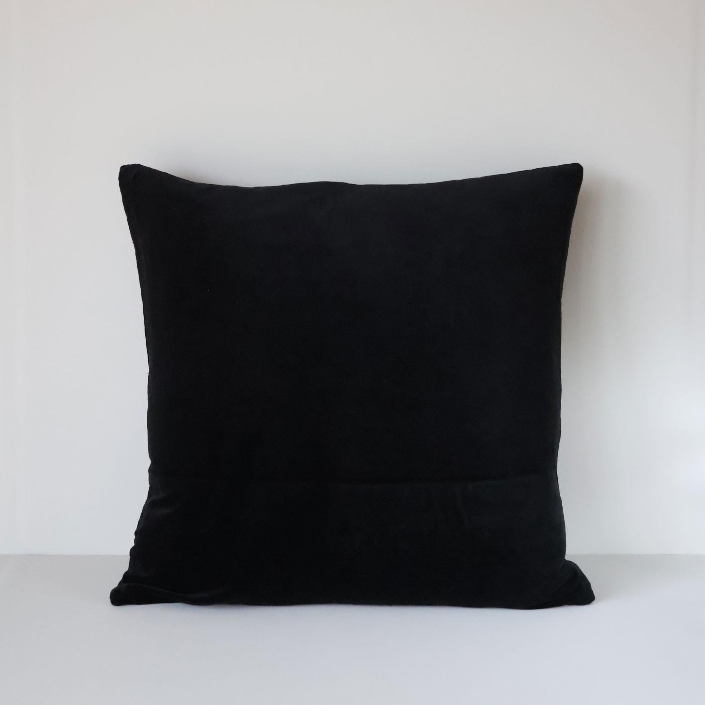 Velvet Putetrekk Sort