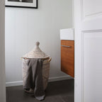 Savannenkurv - Hvit med sølvkryss