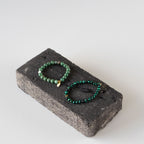 Armbånd med halvedelstener - Grønn malakitt