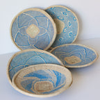 Nambya kurver i blåtoner