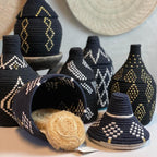 Berberkurv sort og hvit