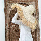 Stor stråhatt fra Marokko