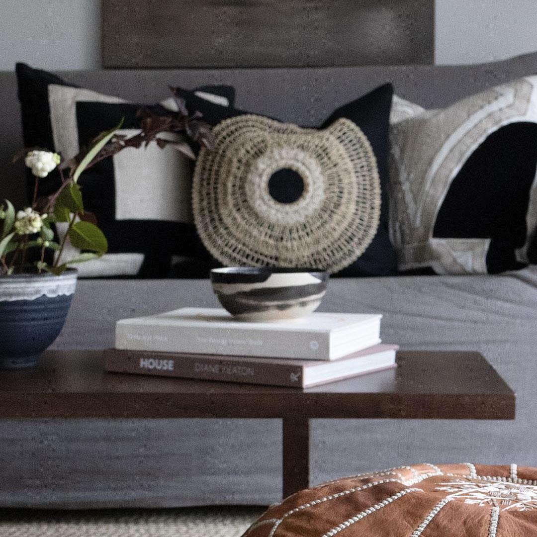 Panel Putetrekk Sort/beige