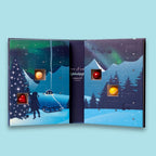 Adventskalender Juleglede med 24 sjokoladebiter