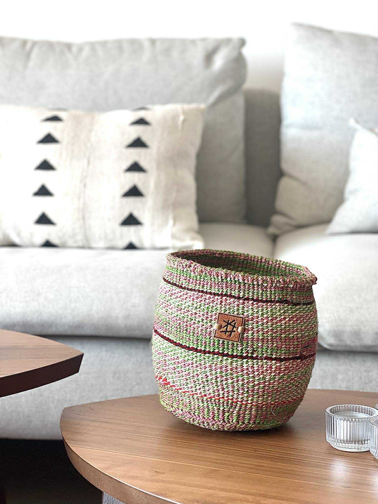 Små sisalkurver fra Kenya