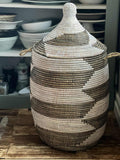 Savannah Basket - White and Black