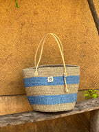 Kenyan sisal bag with tassel