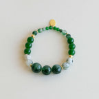 Armbånd med halvædelsten - Jade