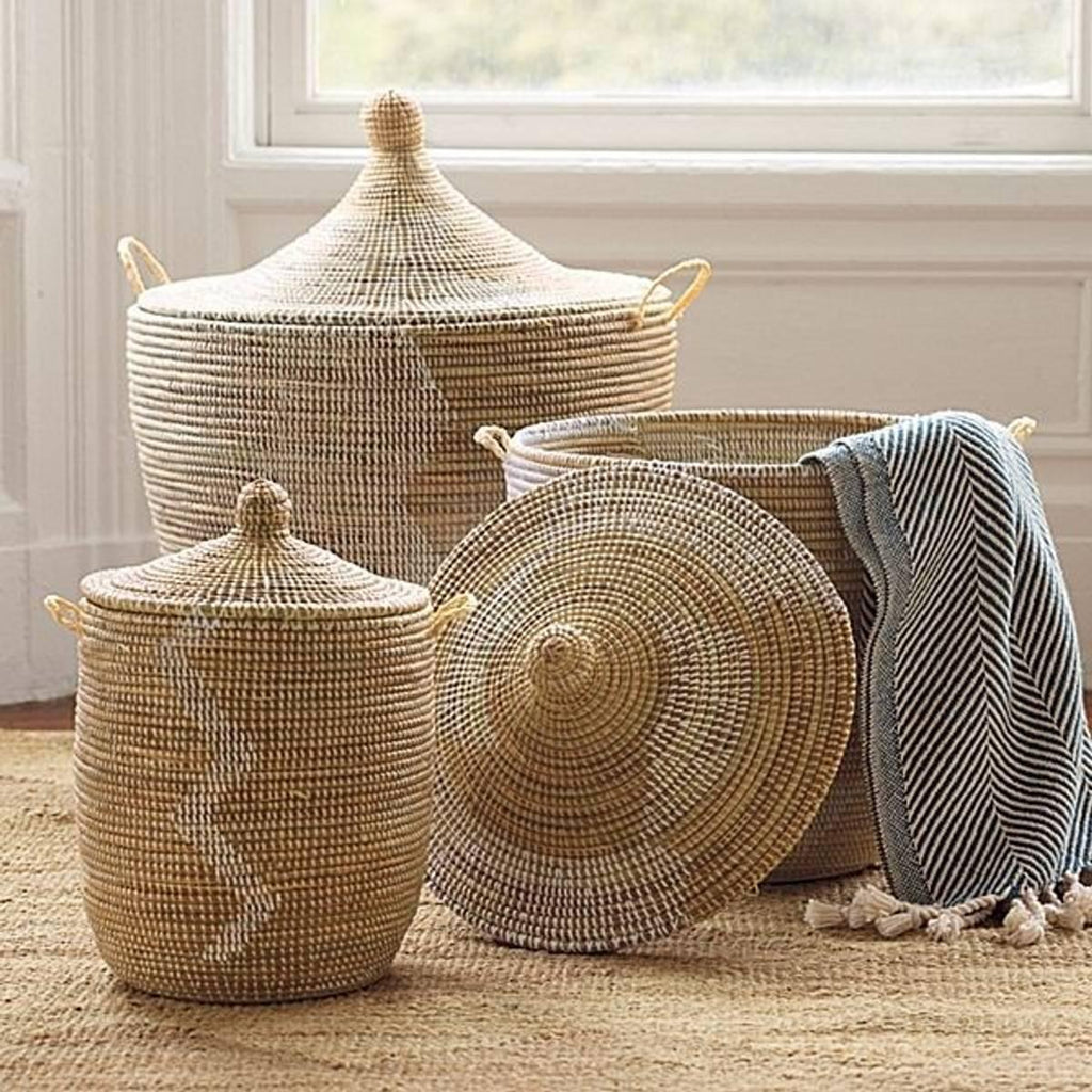 Savannenkurv - Hvit m lyse gule detaljer