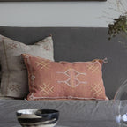 Marokkansk putetrekk i agavesilke 40x60