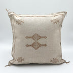 Marokkansk putetrekk i agavesilke 50x50