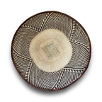 Stort flettet veggfat fra Zimbabwe, ca. 60 cm, Binga, mønster 4