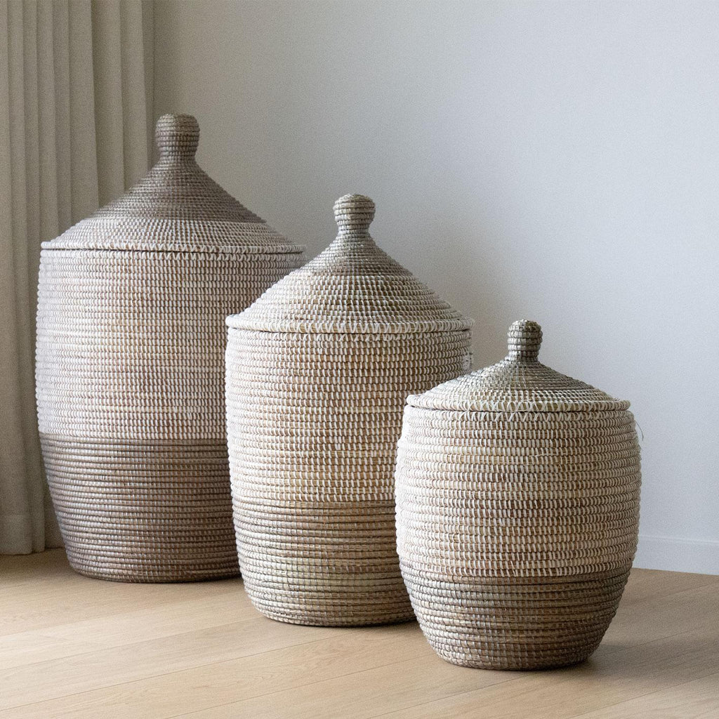 Savannenkurv - Hvit og grå