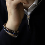 Armbånd med halvedelstener - Tigerøye