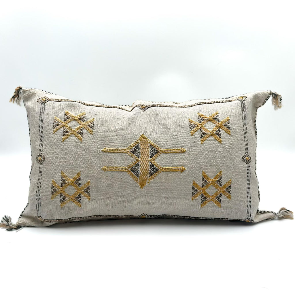 Marokkansk putetrekk i agavesilke 40x60