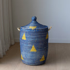 Savannenkurv - Blå og gul