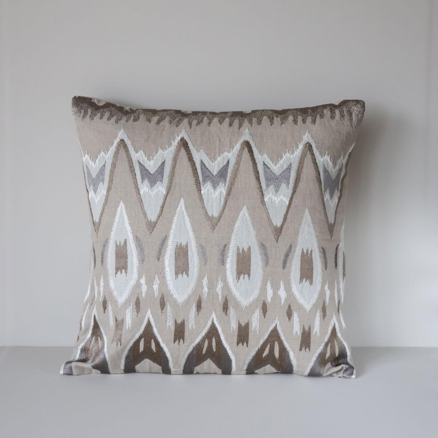 Tunis Ikat Putetrekk Beige