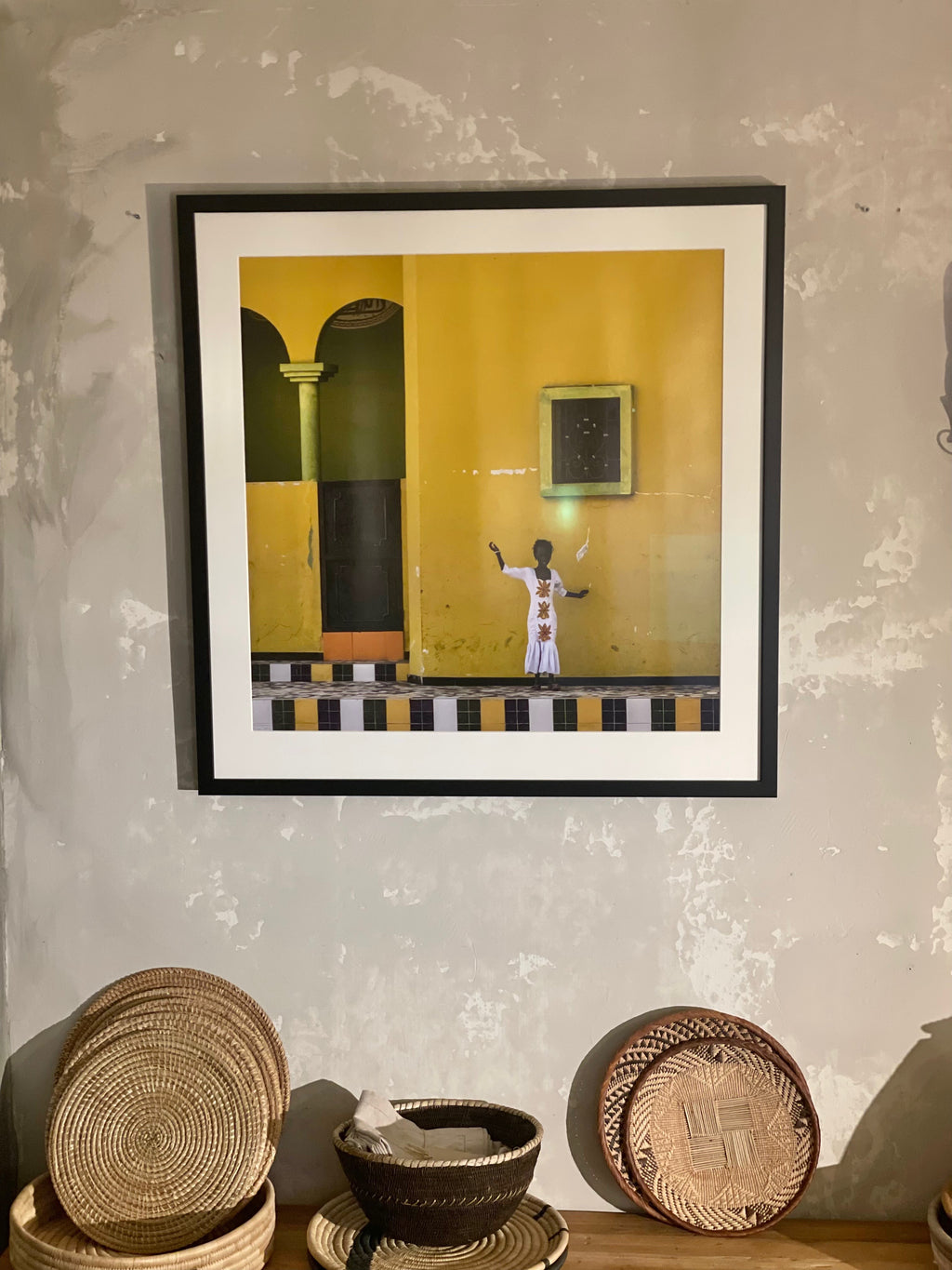 The girl and the mosque