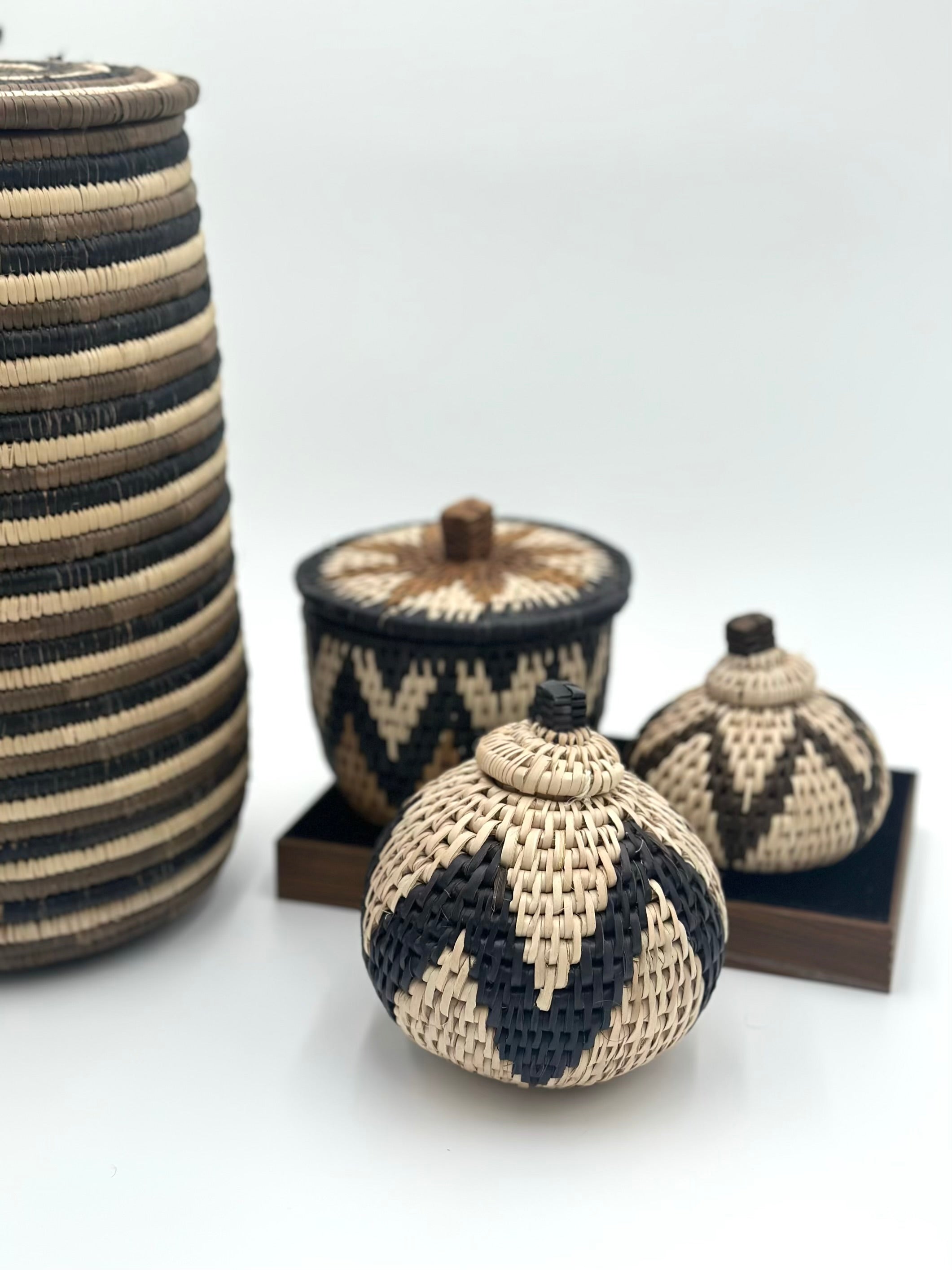 Zulukurv - Oppbevaringsboks med lokk