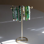 Armbånd med halvedelstener - Jade