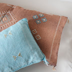 Marokkansk putetrekk i agavesilke 40x60