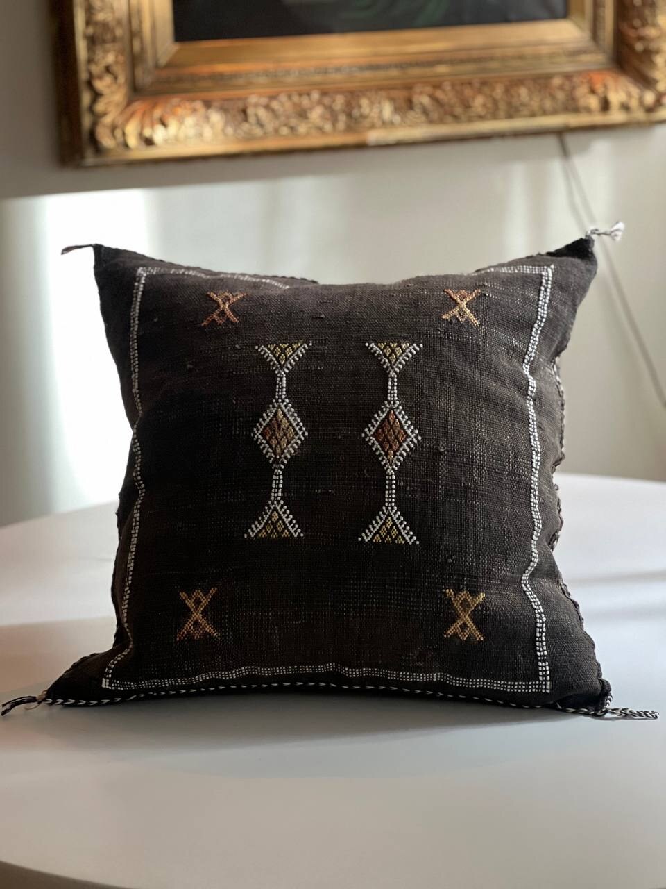 Putetrekk 50x50 mørkebrunt