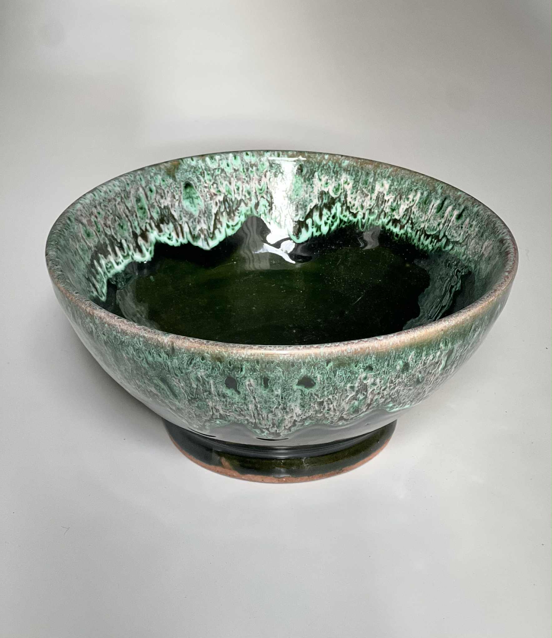 Skål  i håndlaget keramikk fra Marokko