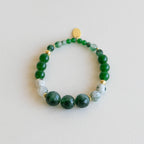 Armbånd med halvedelstener - Jade