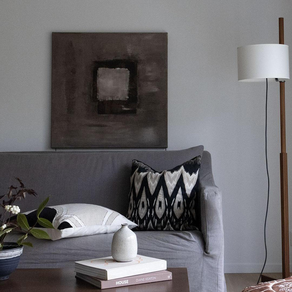 Tunis Ikat Putetrekk Sort