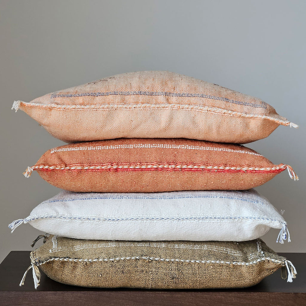 Marokkansk putetrekk i agavesilke 50x50