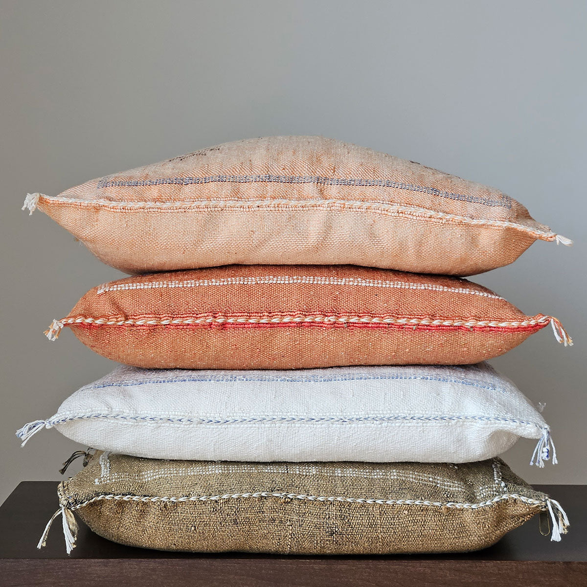 Marokkansk putetrekk i agavesilke 50x50